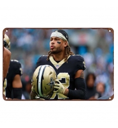 New Orleans Saints Aluminum Sign 12x8 Inch Tyrann Mathieu 002