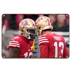 San Francisco 49ers Aluminum Sign Deebo Samuel 001