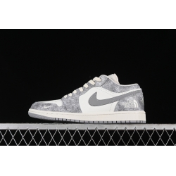 AIR JORDAN 1 LOW WHITE GREY