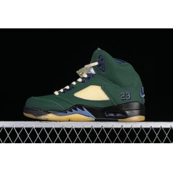 AIR JORDAN 5 SE CRAFT LIGHT OREWOOD BROWN GREEN YELLOW FZ5758 003