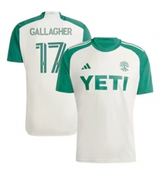 Men Austin FC Jon Gallagher 2024 25 Away Replica Cream White