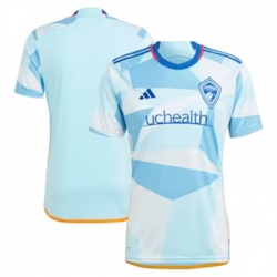 Men Colorado Rapids Blank 2024 25 Away Replica Light Blue