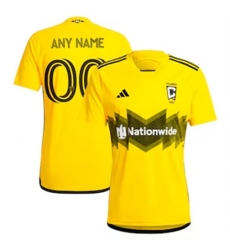 Men Columbus Crew SC Custom 2024 25 Home Replica Yellow