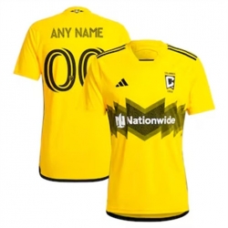 Men Columbus Crew SC Custom 2024 25 Home Replica Yellow