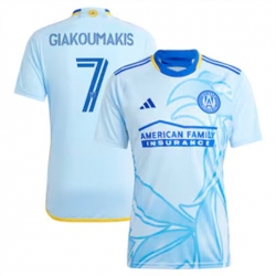 Men Atlanta United Giorgos Giakoumakis 2024 25 Away Replica Light Blue