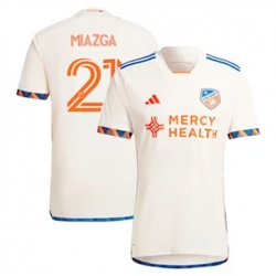 Men FC Cincinnati Matt Miazga 2024 25 Away Replica White