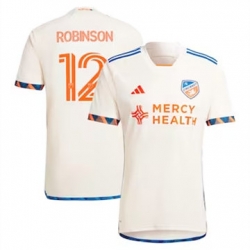 Men FC Cincinnati Miles Robinson 2024 25 Away Replica White