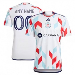 Men Chicago Fire Custom 2024 25 Away Replica White