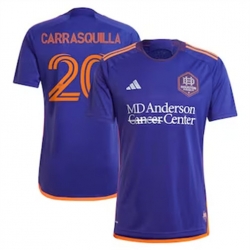 Men Houston Dynamo Adalberto Carrasquilla 2024 25 Away Replica Purple