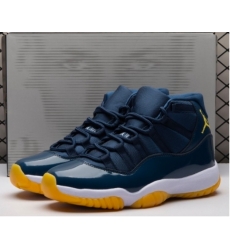 Men Nike Air Jordan 11 Retro Blue AT7802-115 High Cut Baskebtall Shoes