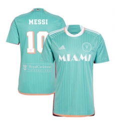 Men Inter Miami CF Lionel Messi 2024 25 Third Replica Aqua