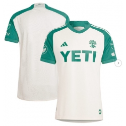 Mens Austin FC adidas Tan 2024 The Armadillo Kit Authentic Jersey