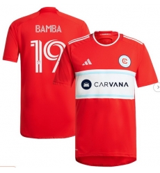 Men's Chicago Fire Jonathan Bamba adidas Red 2024 Return To Red Replica Player Jersey Men's Chicago Fire Jonathan Bamba adidas Red 2024 Return To Red Replica Player Jersey