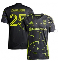 Men's Columbus Crew Sean Zawadzki adidas Black 2025 The Goosebumps Kit Replica Player Jersey Men's Columbus Crew Sean Zawadzki adidas Black 2025 The Goosebumps Kit Replica Player Jersey
