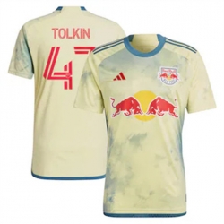 Men New York Red Bulls John Tolkin 2023 24 Daniel Patrick Replica Yellow