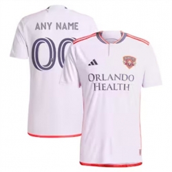 Men Orlando City SC Custom 2024 25 Away Replica White