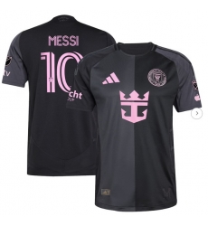 Men's Inter Miami CF Lionel Messi adidas Black 2025 The Fortitude Kit Authentic Player Jersey Men's Inter Miami CF Lionel Messi adidas Black 2025 The Fortitude Kit Authentic Player Jersey