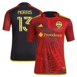 Men Seattle Sounders FC Jordan Morris 2023 24 Away Replica Red