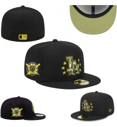 MLB Patch Fitted Hats 4124