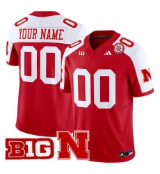 Women Nebraska Cornhuskers ACTIVE PLAYER Custom Scarlet Alternate 2024 F U S E  Vapor Limited Stitched Football Jersey Run Small 