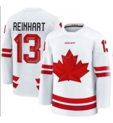 Men Canada Hockey 13 Sam Reinhart White Stitched Jersey Men Canada Hockey 13 Sam Reinhart White Stitched Jersey