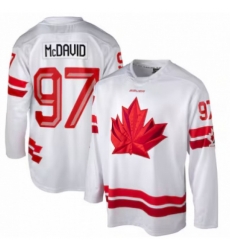Mens Connor McDavid #97 White Hockey Canada 2026 Replica Jersey