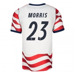 USA 2026 FIFA World Cup Soccer White Jersey Set ( Have Shorts ) Aidan Morris #23