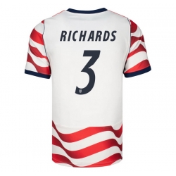 USA 2026 FIFA World Cup Soccer White Jersey Set ( Have Shorts ) Chris Richards #3