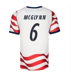 USA 2026 FIFA World Cup Soccer White Jersey Set ( Have Shorts ) Jack McGlynn #6