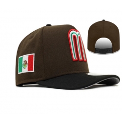 Mexico Baseball Snapback Cap 020