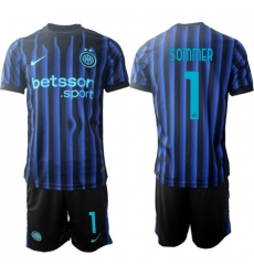 Men Internazionale 2026 Soccer Jerseys BlueBlack #1 SOMMER