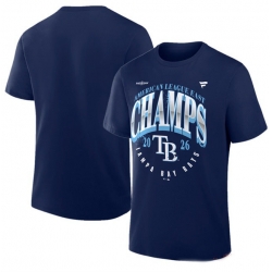 Men Tampa Bay Rays Navy 2026 AL East Division Champions Locker Room Big Tall T Shirt
