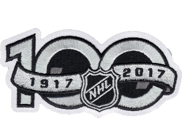 WomenCarolina Hurricanes NHL 100th Anniversary Patch Biaog