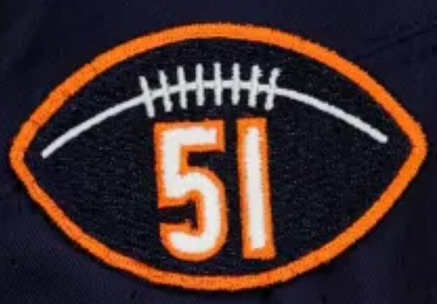 Bears Dick Butkus Patch Biaog