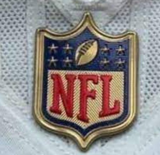 Men Baltimore Ravens Gold NFL Logo Patch Biaog