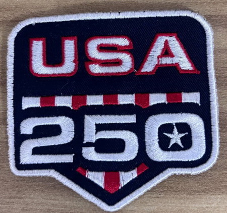 Men Las Vegas Raiders USA 250 Anniversary Patch Biaog